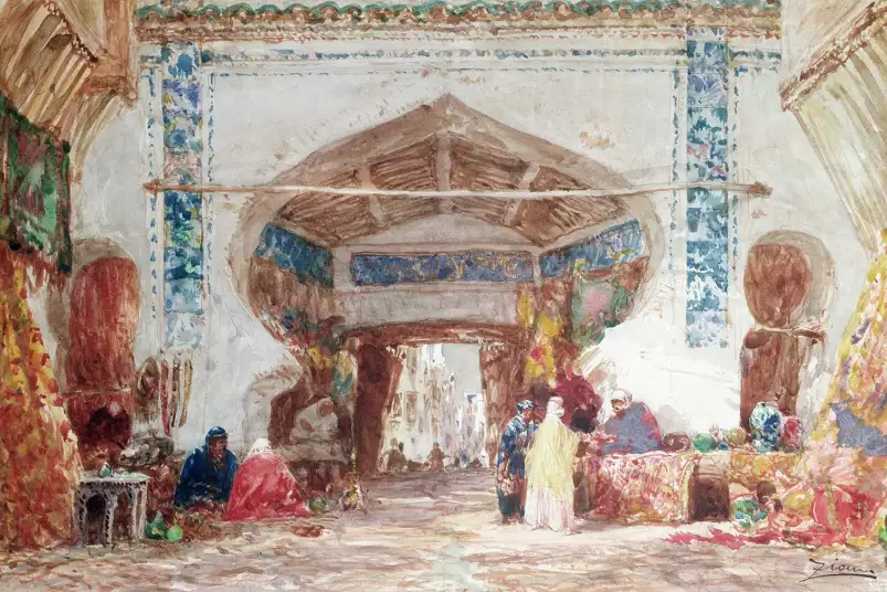 Le bazar de Constantinople - tableau célèbre