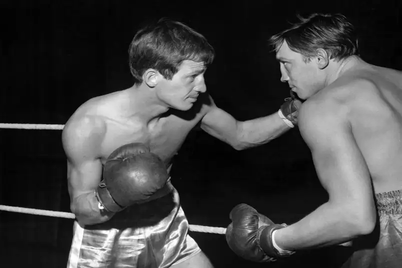 Jean Paul Belmondo et Maurice Auzel - photo de cinema