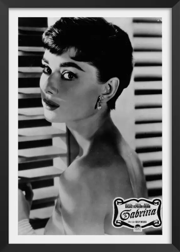 Audrey hepburn intime - affiche cinema