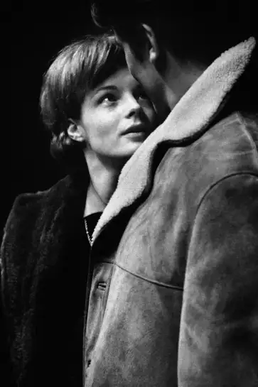 Romy Schneider et Alain Delon - affiche cinema