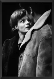 Romy Schneider et Alain Delon - affiche cinema