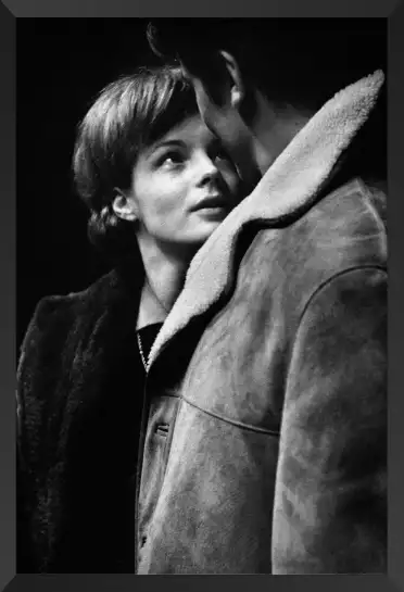 Romy Schneider et Alain Delon - affiche cinema