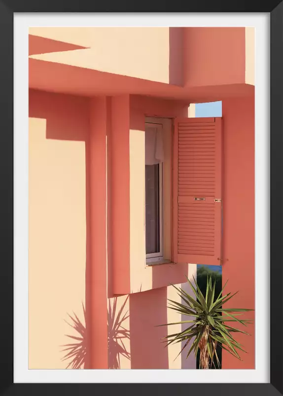 Fenêtre la muralla roja - poster architecture