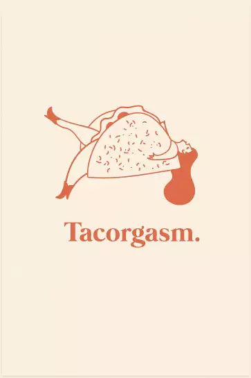 Tacorgasm - affiche cuisine