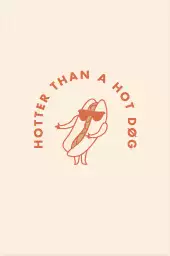 Deco hot dog - affiche cuisine