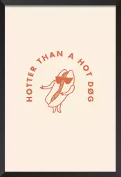 Deco hot dog - affiche cuisine