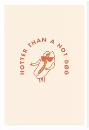 Deco hot dog - affiche cuisine