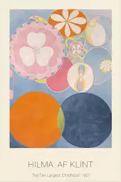 Hilma af Klint, Group IV, No. 2. The Ten Largest, Childhood - tableau celebre