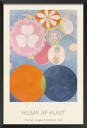 Hilma af Klint, Group IV, No. 2. The Ten Largest, Childhood - tableau celebre