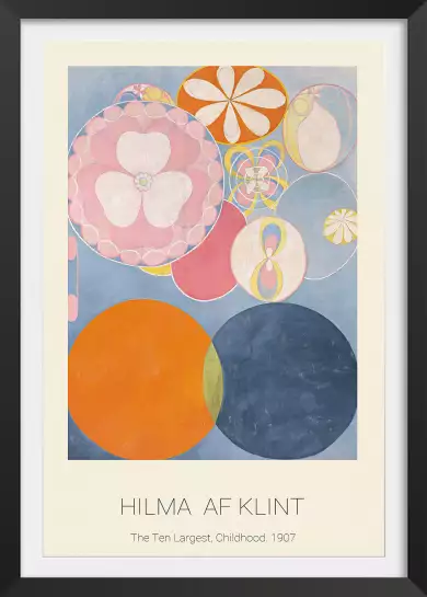 Hilma af Klint, Group IV, No. 2. The Ten Largest, Childhood - tableau celebre
