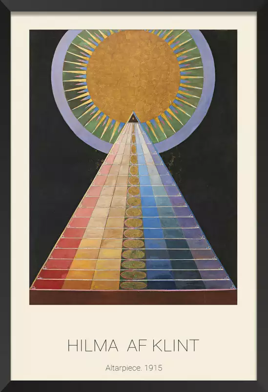 Hilma af Klint, Group X, No. 1, Altarpiece - tableau celebre