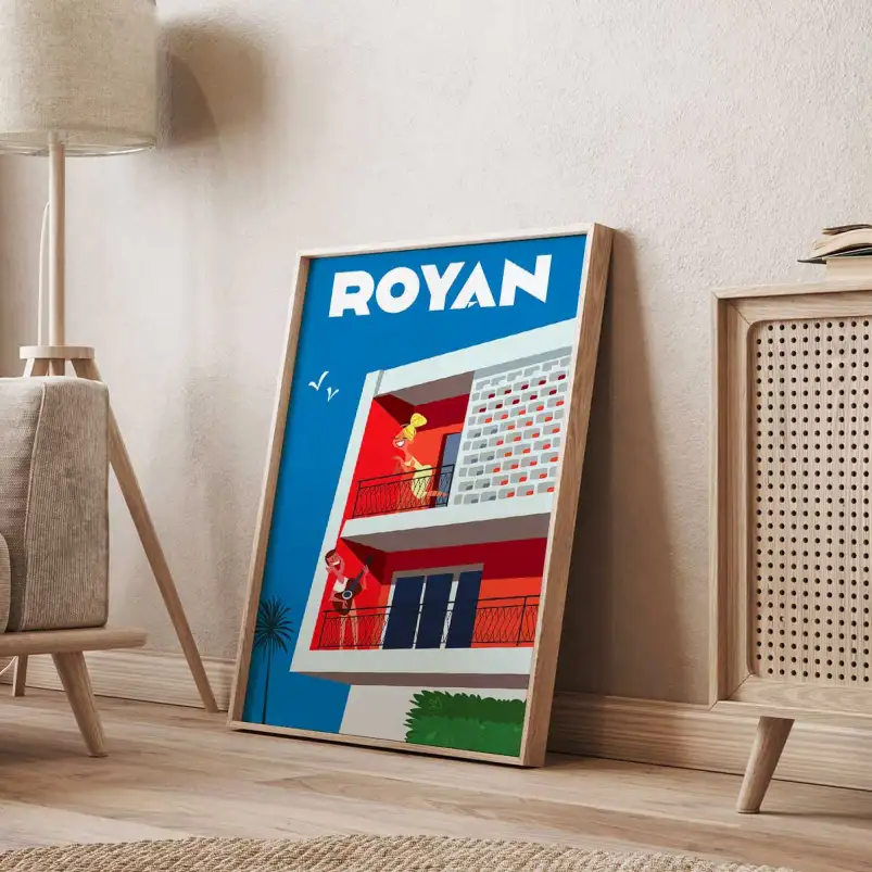 Affiche Royan plage