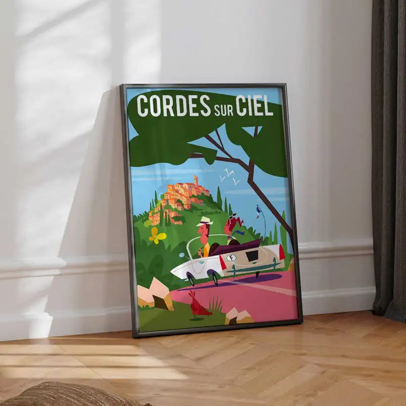 Affiche Canelés Bordeaux
