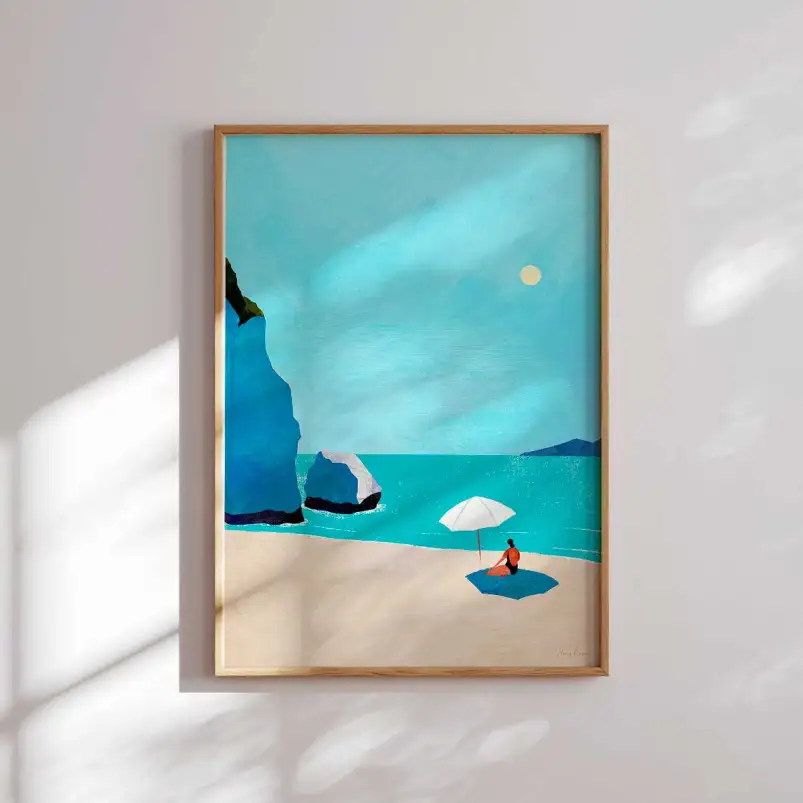 Affiche bord de mer Henry Rivers