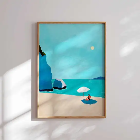 Affiche bord de mer Henry Rivers