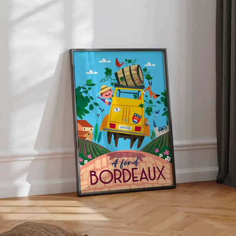 Affiche Canelés de Bordeaux