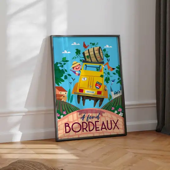 Affiche Canelés de Bordeaux