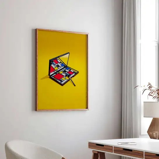 Affiche maquillage Mondrian