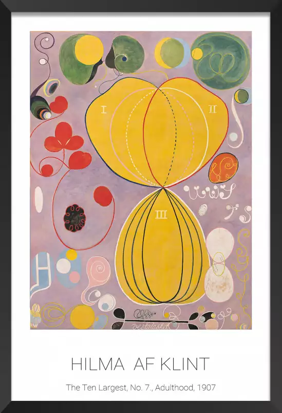 Hilma af Klint, The Ten Largest Adulthood - tableau celebre