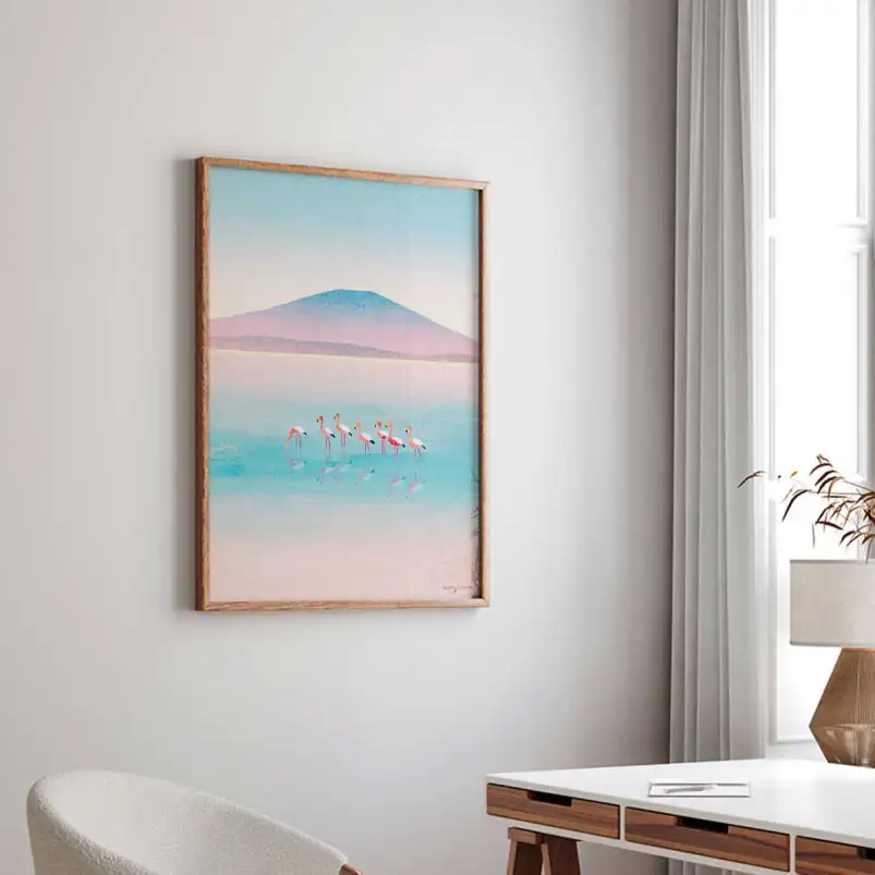 Plongez dans une ambiance tropicale avec cette affiche Henry Rivers. Une décoration murale élégante disponible sur Hexoa®.