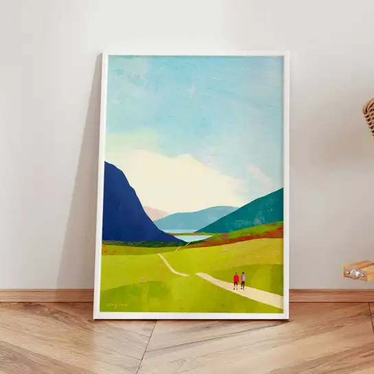 Une invitation aux grands espaces avec cette affiche vintage Henry Rivers. Idéale pour une déco nature.