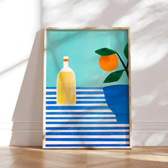 Retrouvez l’esprit des vacances avec cette affiche rétro Henry Rivers.