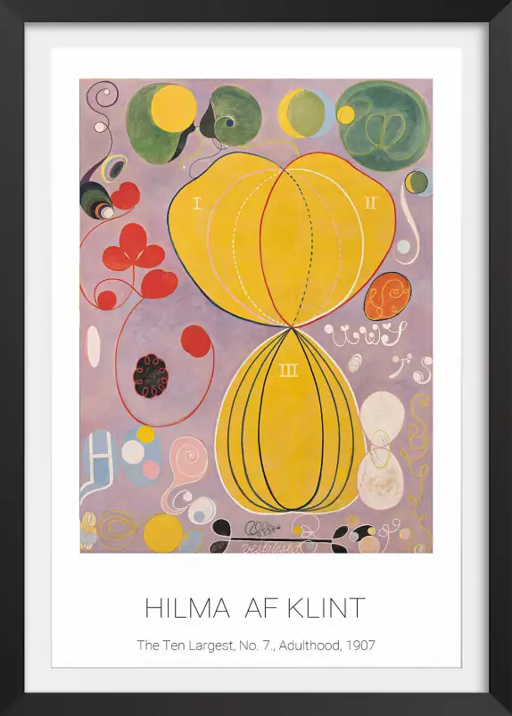 Hilma af Klint, The Ten Largest Adulthood - tableau celebre