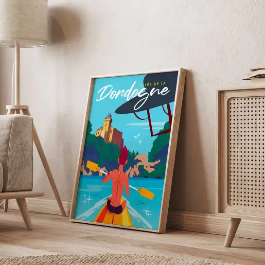 Affiche Vallée de Dordogne
