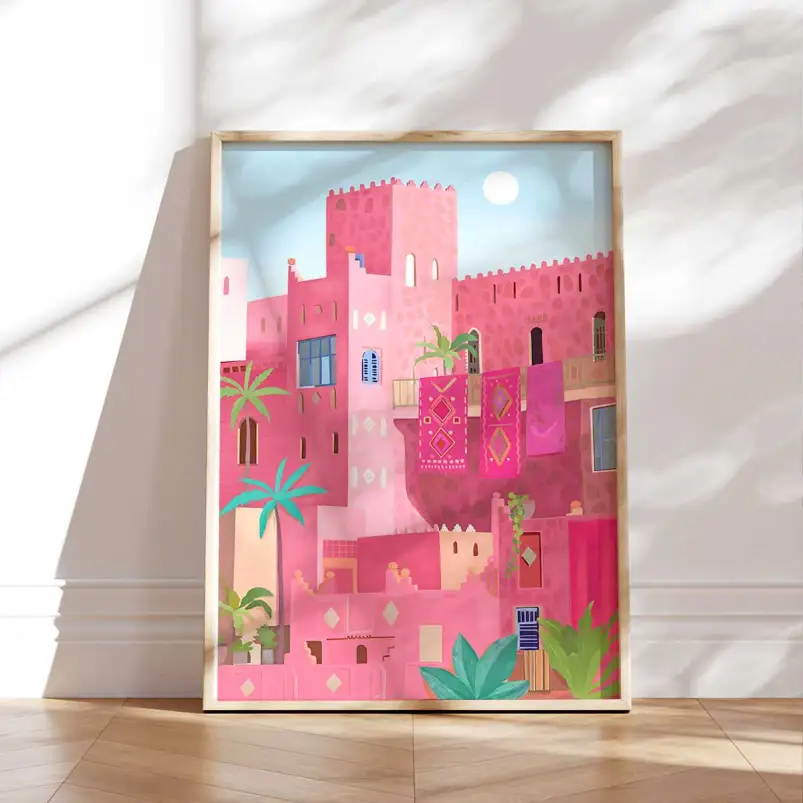 Affiche architecture orientale
