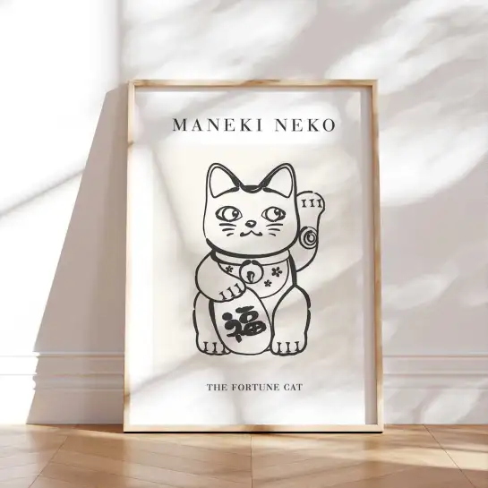 Affiche Maneki Neko