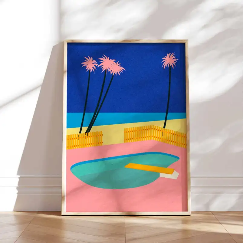 Affiche Summer Retro