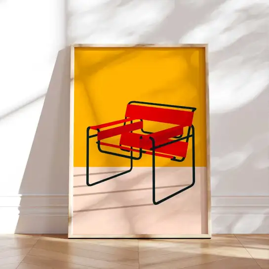 Affiche chaise design