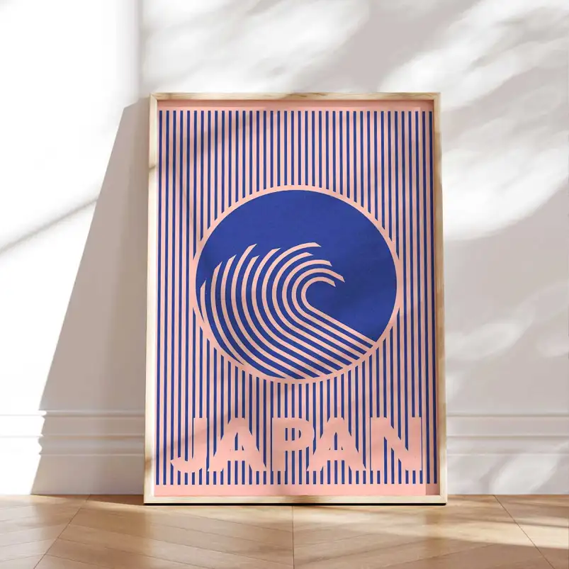 Affiche Japon graphique