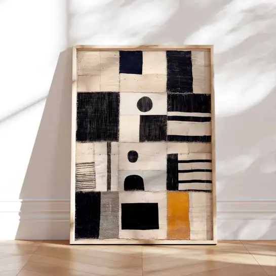 Affiche patchwork