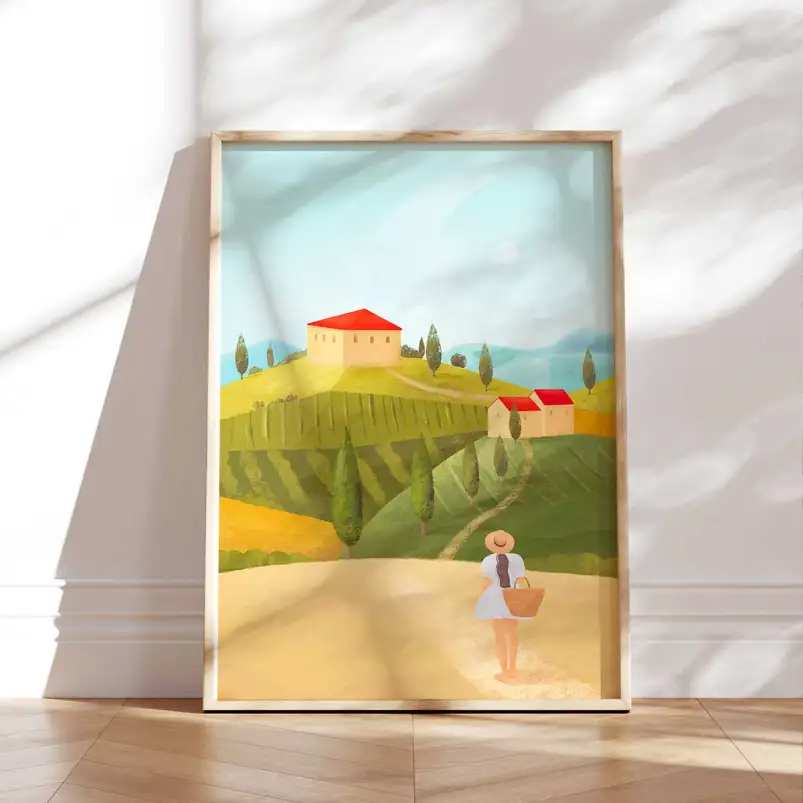 Affiche Toscane