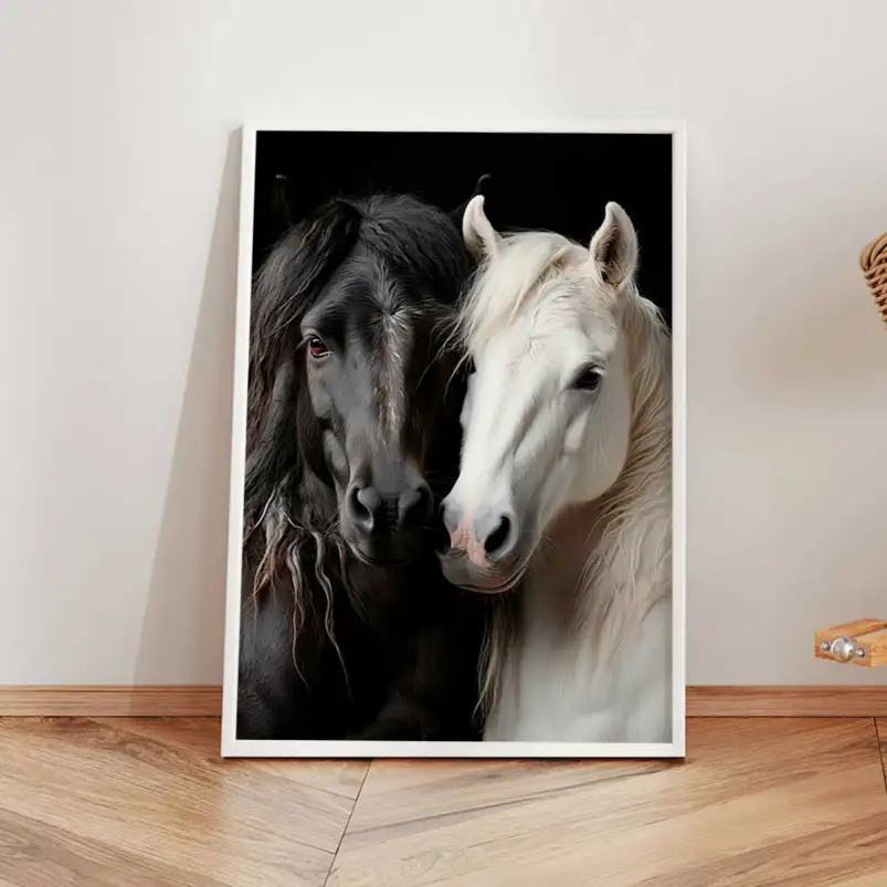 Affiche chevaux