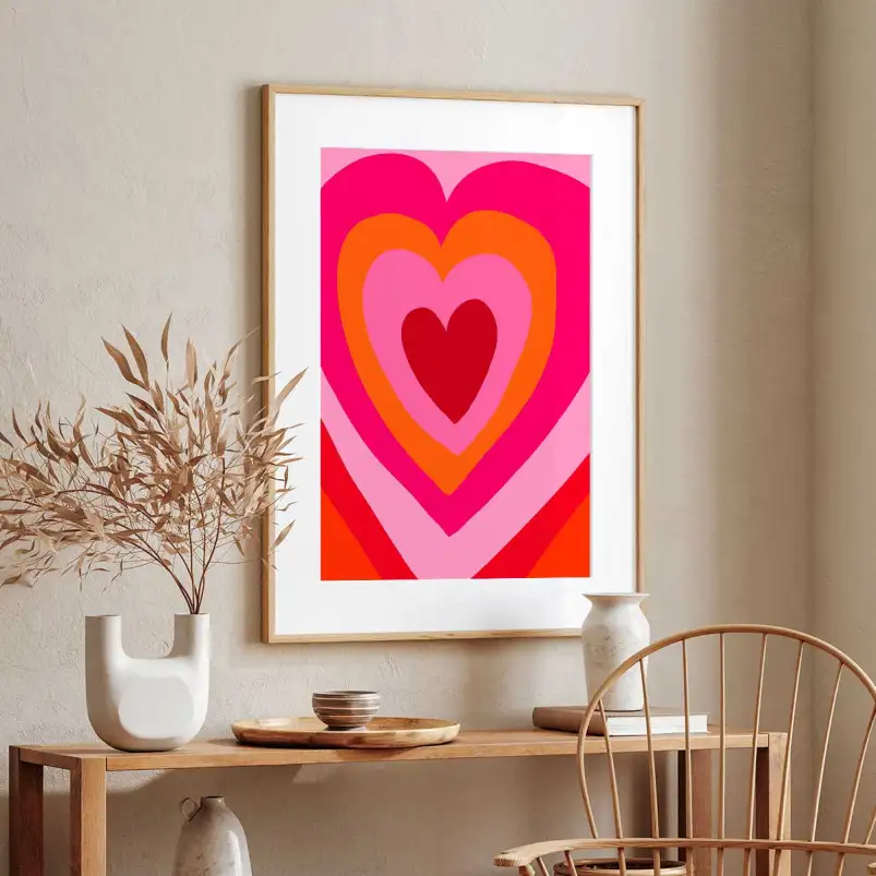 Tableau cœurs graphiques