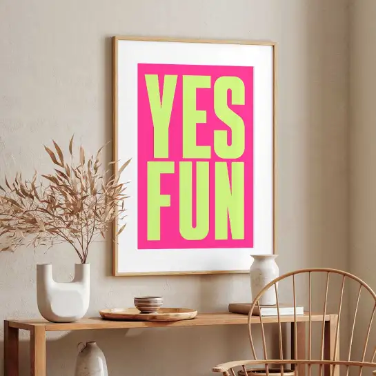 Affiche Yes Fun