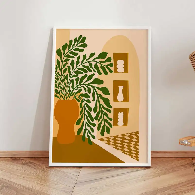 Affiche intérieur méditerranéen