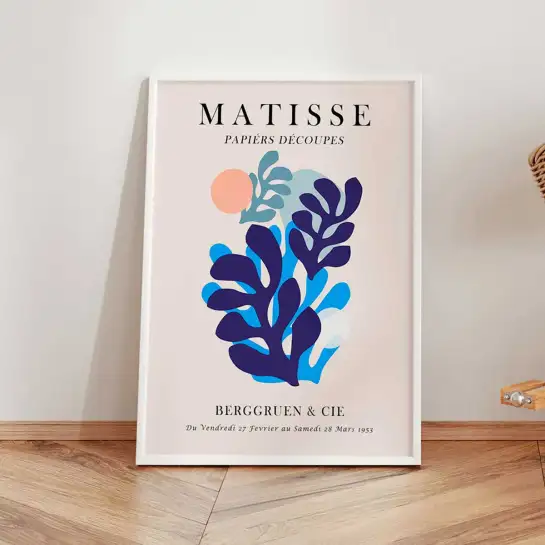 Affiche Matisse papiers découpés