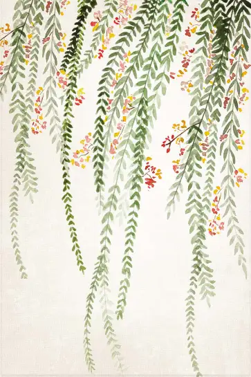 Affiche Botanique Zen à l’Aquarelle - Feuillage Retombant