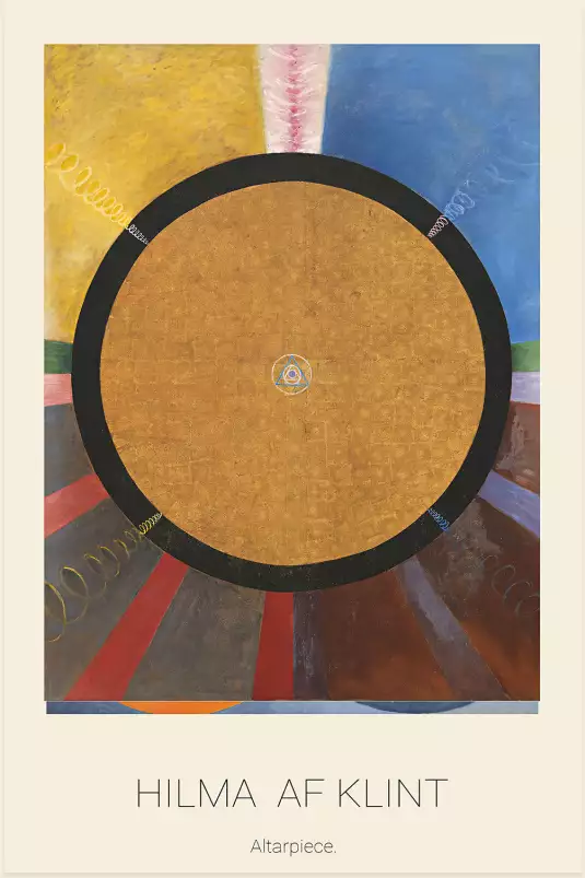 Hilma af Klint, Group X, No. 3, Altarpiece - tableau celebre