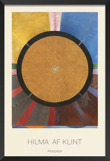 Hilma af Klint, Group X, No. 3, Altarpiece - tableau celebre