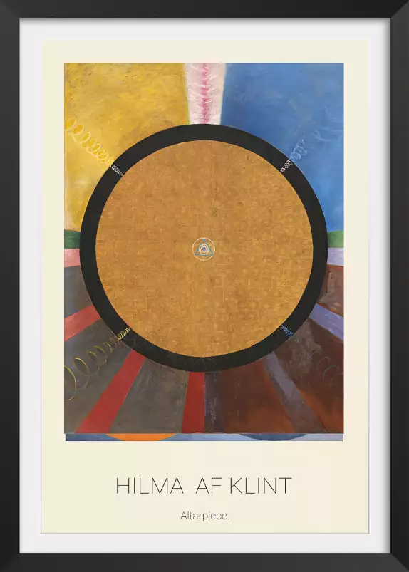 Hilma af Klint, Group X, No. 3, Altarpiece - tableau celebre