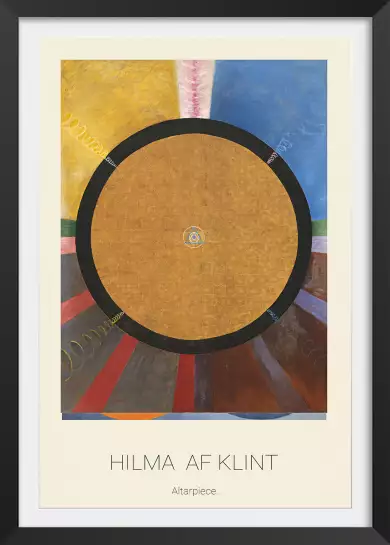 Hilma af Klint, Group X, No. 3, Altarpiece - tableau celebre