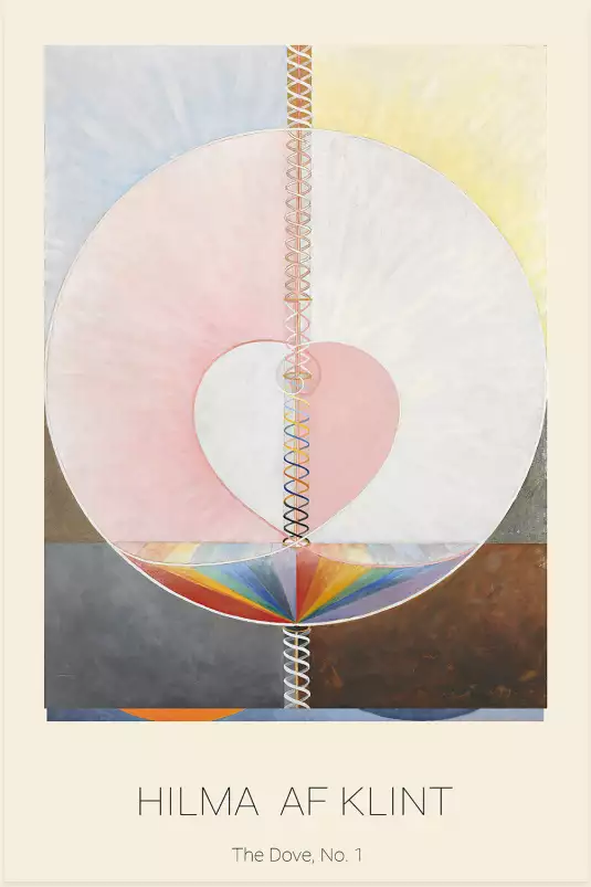 Hilma af Klint,The Dove - tableau celebre