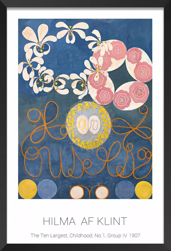 Hilma af Klint, The Ten Largest Childhood - tableau celebre