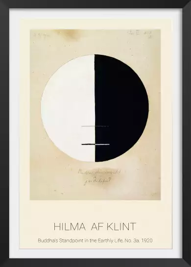Hilma af Klint, buddhas's Standpoint in the Earthly Life - tableau celebre