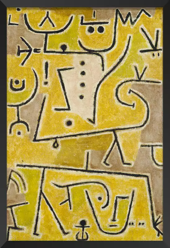 Gilet rouge par Paul Klee - tableau celebre