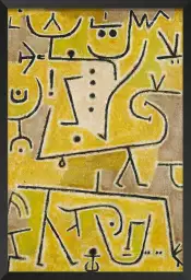 Gilet rouge par Paul Klee - tableau celebre